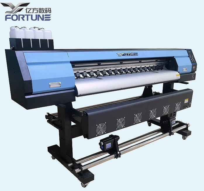Digital Wide Format Uv Inkjet Printer I3200 Two Head Eco Solvent Printe