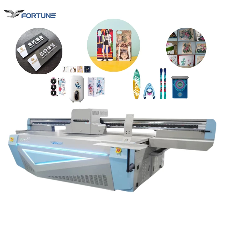 Flatbed Uv Printer Large Format Sign Printer Uv Printing Pvc Board Glass Ceramic Tiles 2513 Uv Flatbed Printer